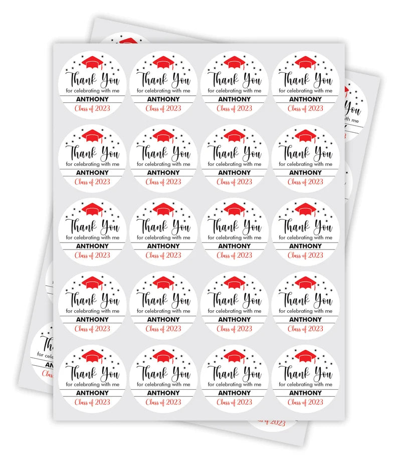 Personalized Graduation 2023 Stickers