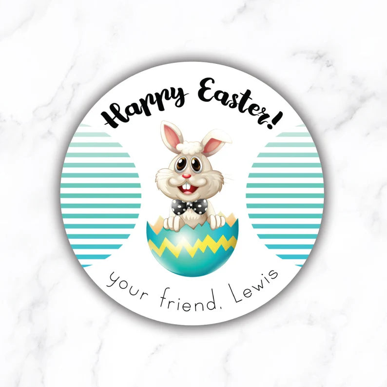 Custom Easter Bunny 2024 Stickers