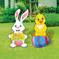 Happy Easter 2024 Yard Sign Cutouts