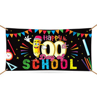 Happy 100th Days of School Banner Sign