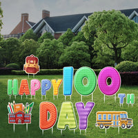 100 Days of School Yard Sign Letters