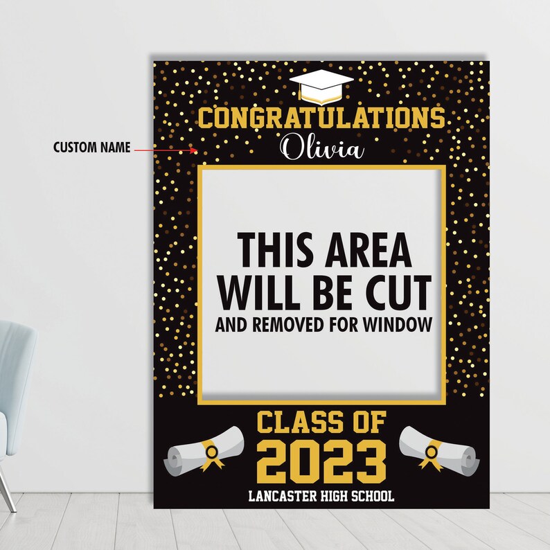 Personalized Graduation 2023 Selfie Frame