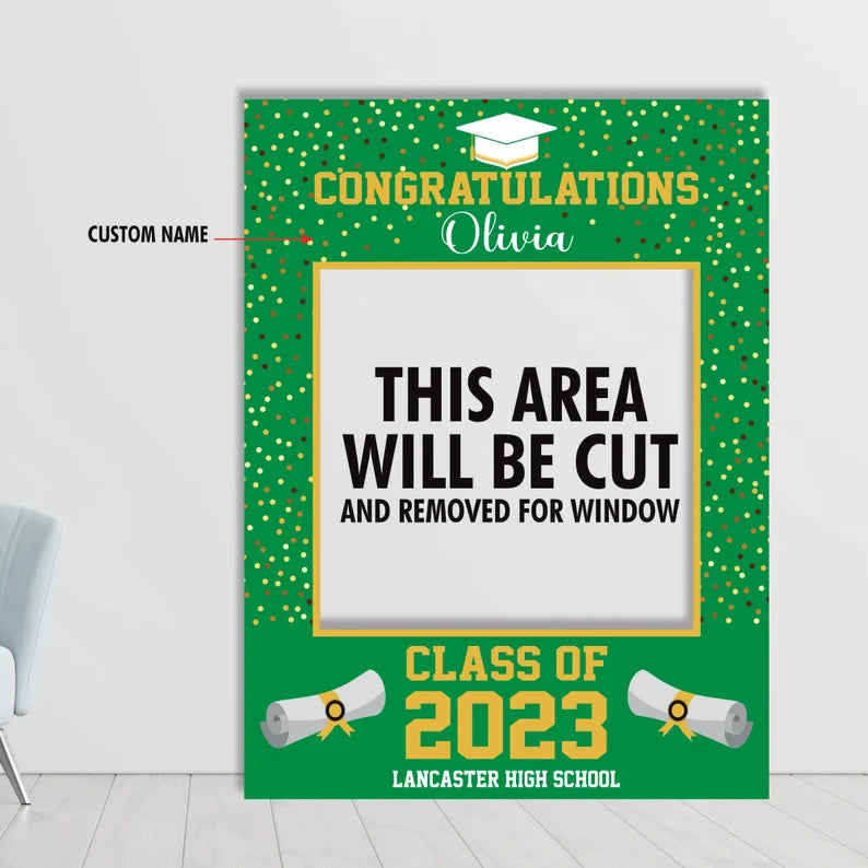 Personalized Graduation 2023 Selfie Frame