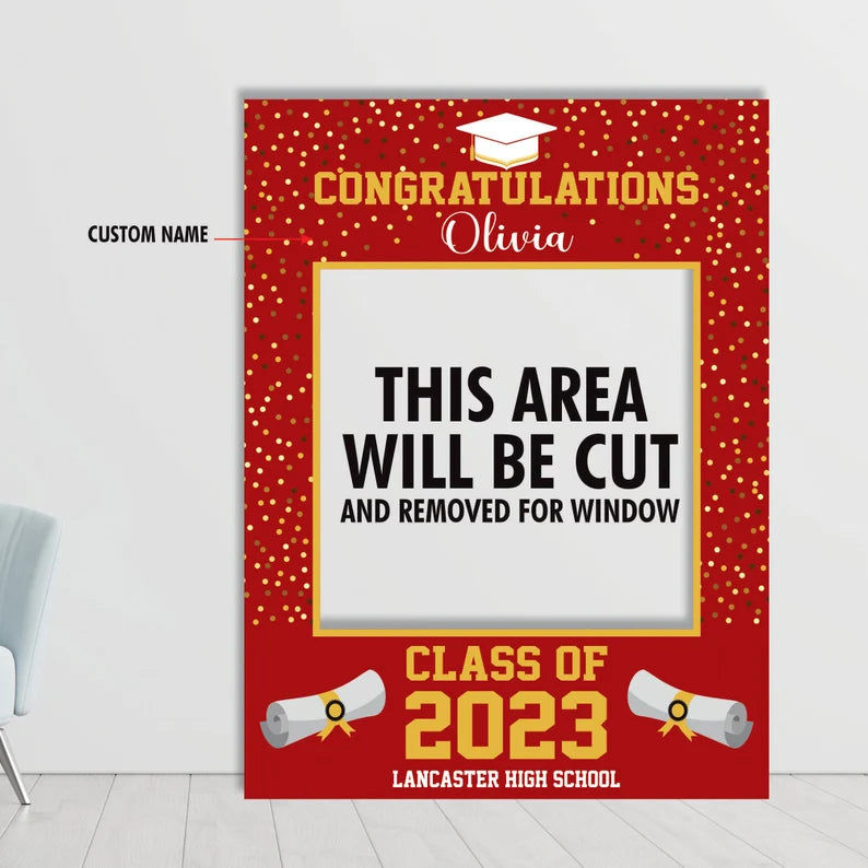 Personalized Graduation 2023 Selfie Frame