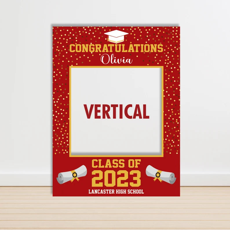 Personalized Graduation 2023 Selfie Frame