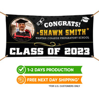 Graduation 2023 Personalized Photo Banner Sign
