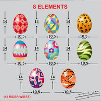 Easter Egg 2023 Yard Sign Decorations