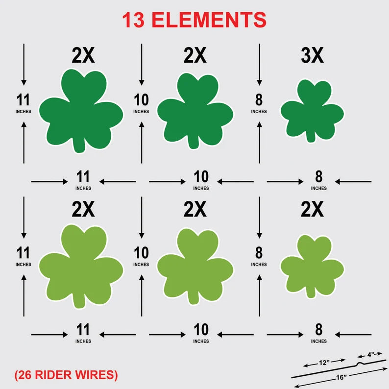 St. Patrick's Day Yard Sign Cutouts