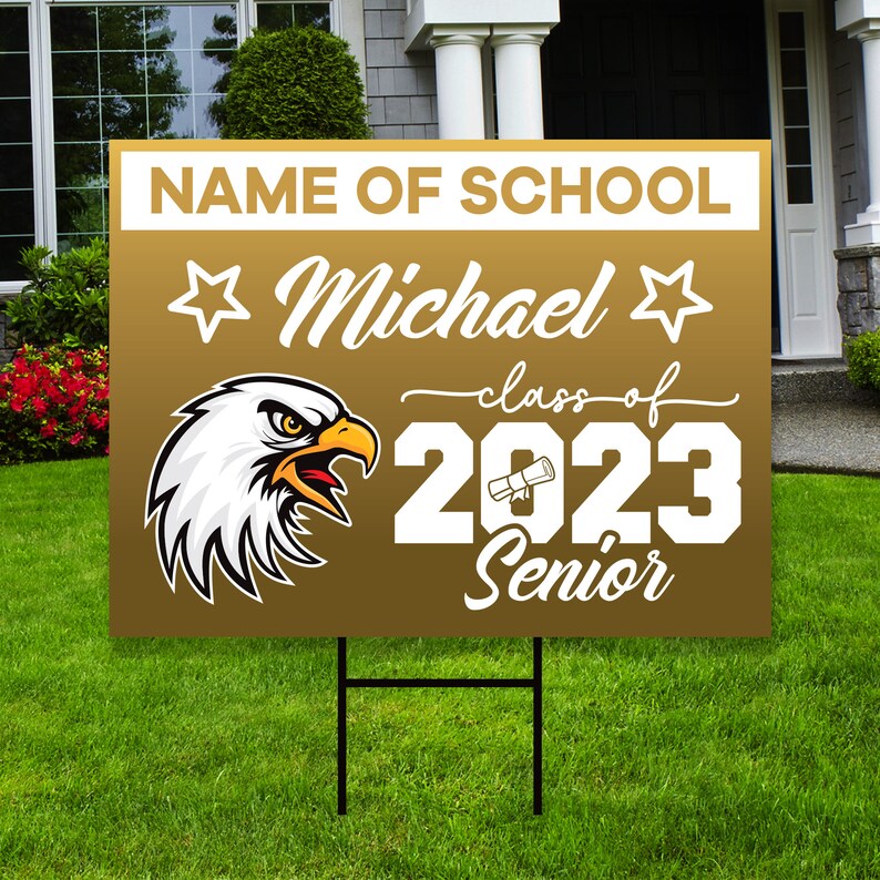 Personalized Graduation 2023 Yard Sign