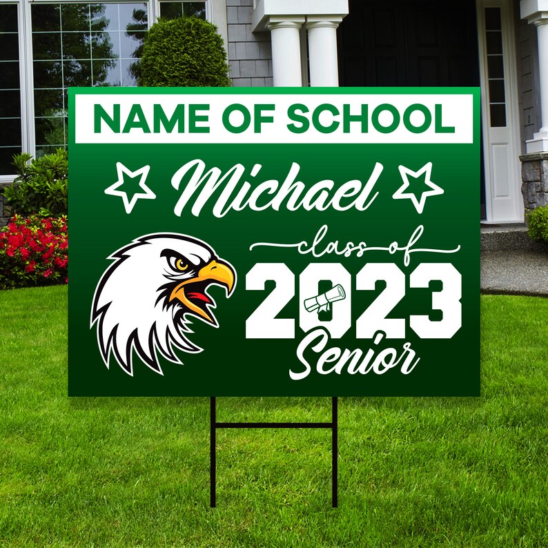 Personalized Graduation 2023 Yard Sign