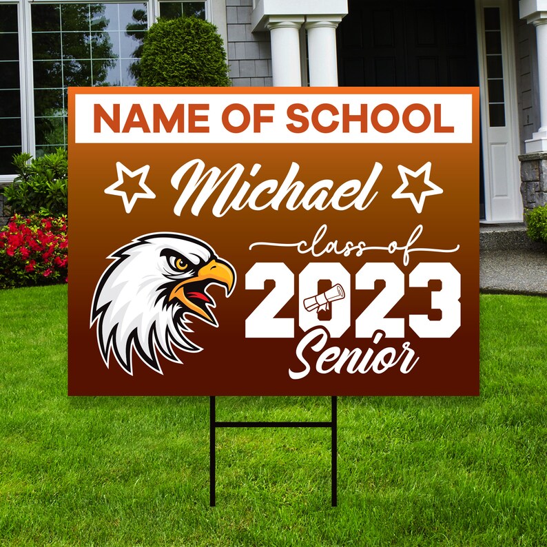 Personalized Graduation 2023 Yard Sign