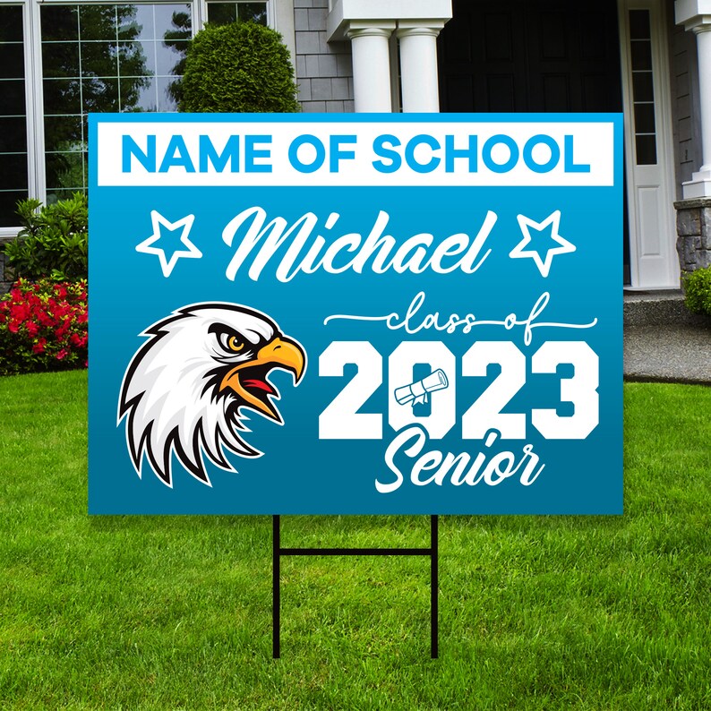 Personalized Graduation 2023 Yard Sign