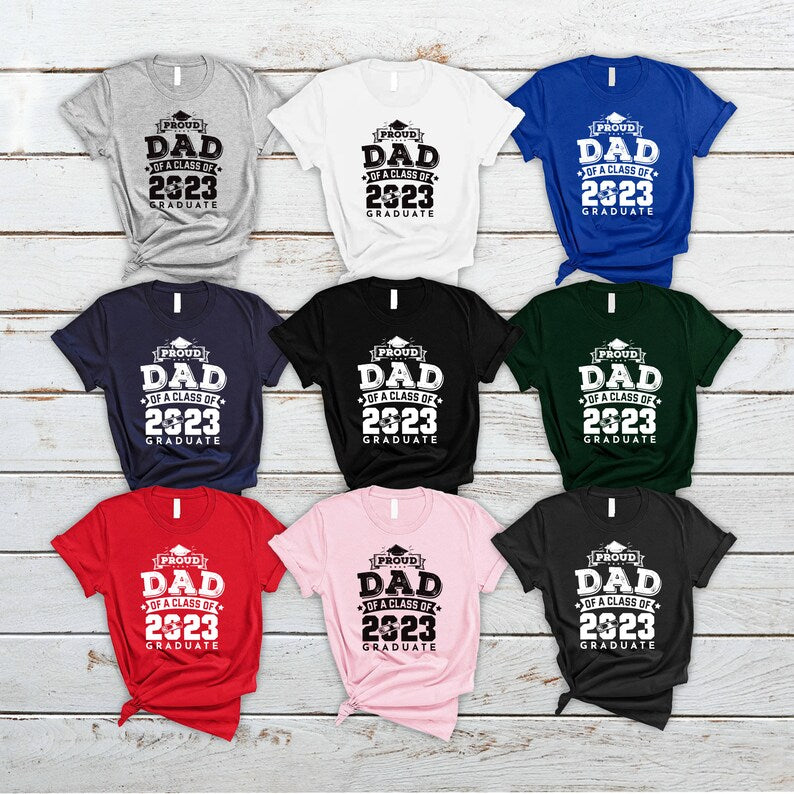 Proud Mom Dad Class of 2023 Graduate Personalized Shirt
