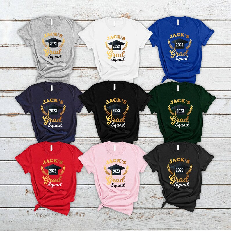 Personalized Grad Squad Shirt