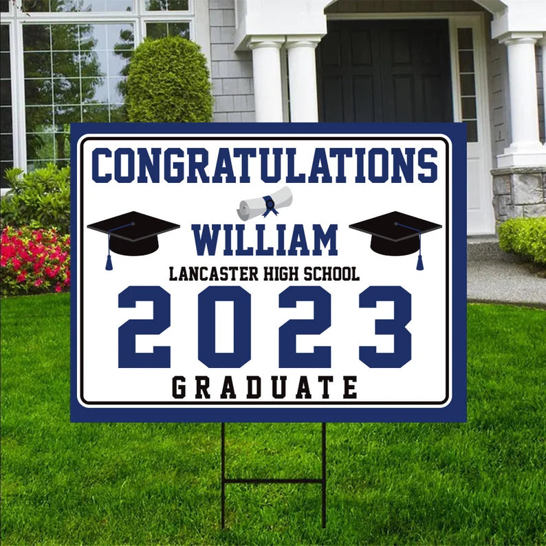 Custom Graduation Yard Sign 2023