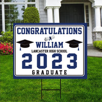Custom Graduation Yard Sign 2023