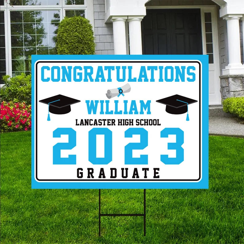 Custom Graduation Yard Sign 2023