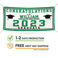 Graduation 2023 Personalized Banner Sign
