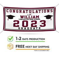 Graduation 2023 Personalized Banner Sign