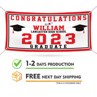 Graduation 2023 Personalized Banner Sign