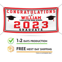 Graduation 2023 Personalized Banner Sign