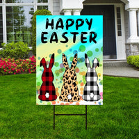 Happy Easter 2023 Yard Sign Cutout