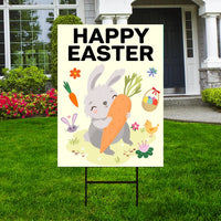 Happy Easter 2023 Yard Sign Cutout