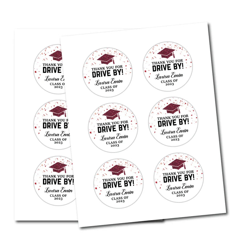Personalized Graduation 2023 Stickers