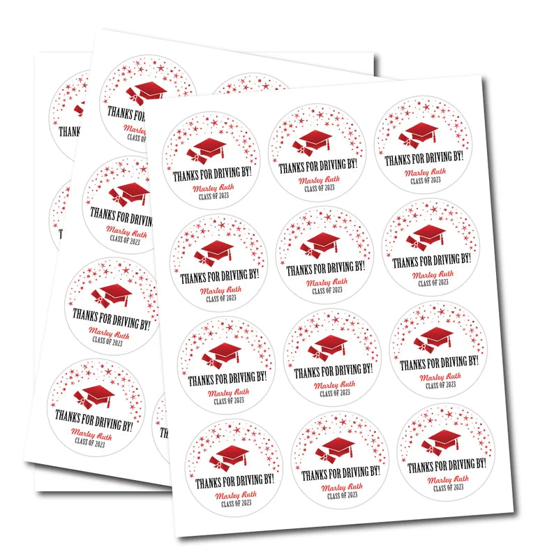 Personalized Graduation 2023 Stickers
