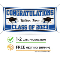 Graduation 2023 Personalized Banner Sign