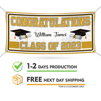 Graduation 2023 Personalized Banner Sign