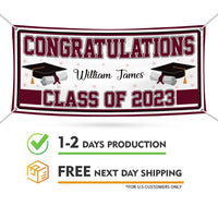 Graduation 2023 Personalized Banner Sign