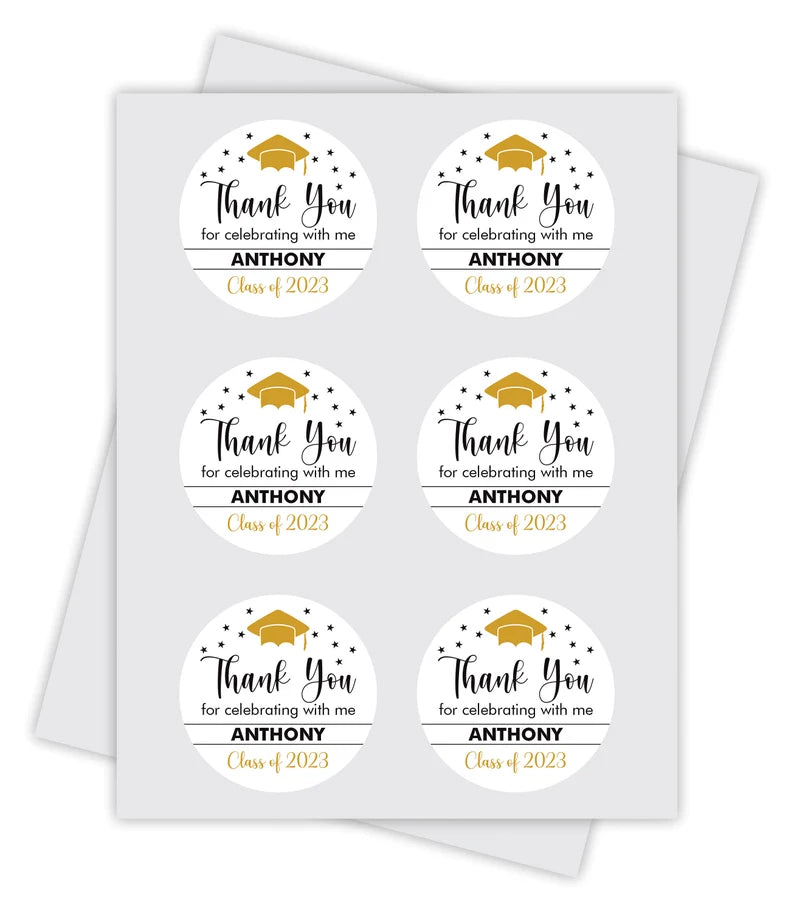 Personalized Graduation 2023 Stickers