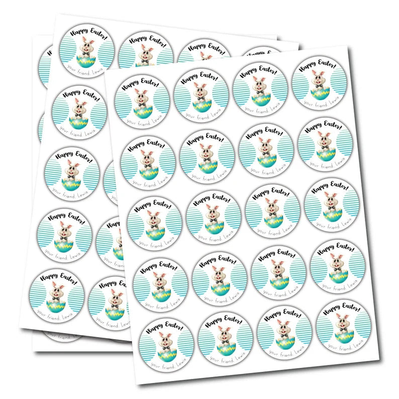 Custom Easter Bunny 2023 Stickers