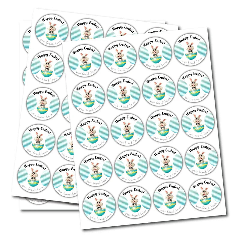 Custom Easter Bunny 2024 Stickers