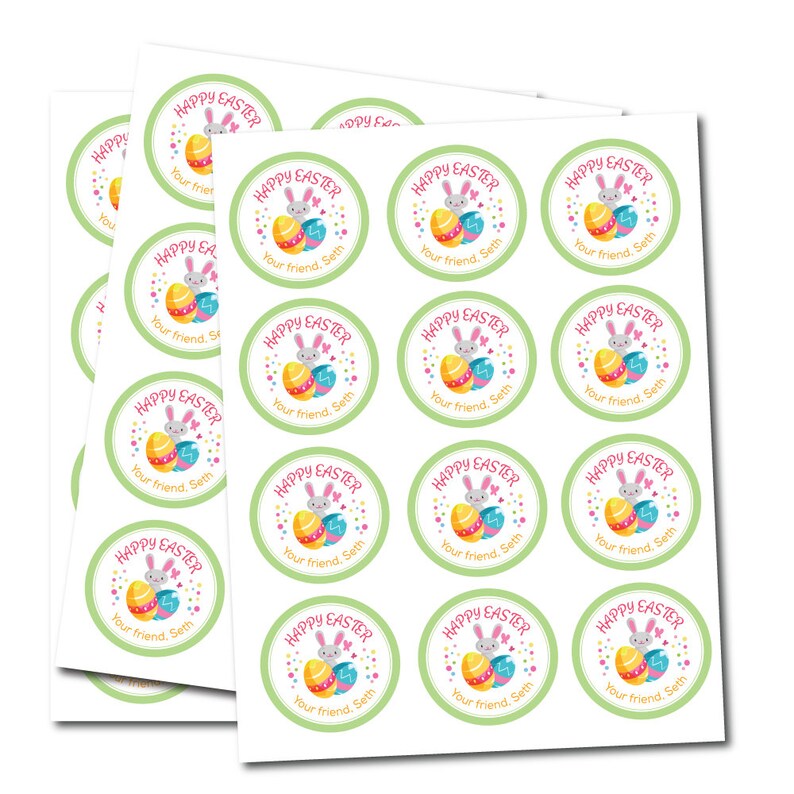 Custom Easter Bunny 2023 Stickers