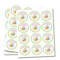 Custom Easter Bunny 2023 Stickers