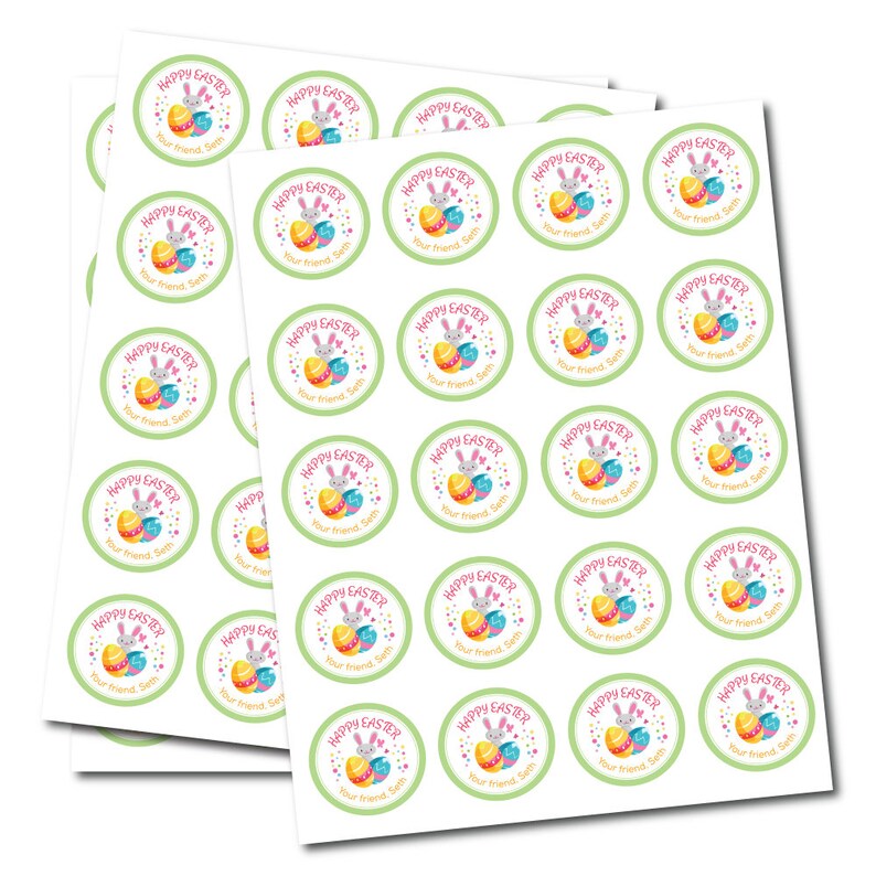 Custom Easter Bunny 2023 Stickers