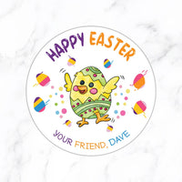 Custom Easter Chick Stickers