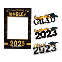 4 Pack Personalized Graduation 2023 Selfie Frame