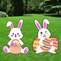 Happy Easter 2023 Yard Sign Cutouts
