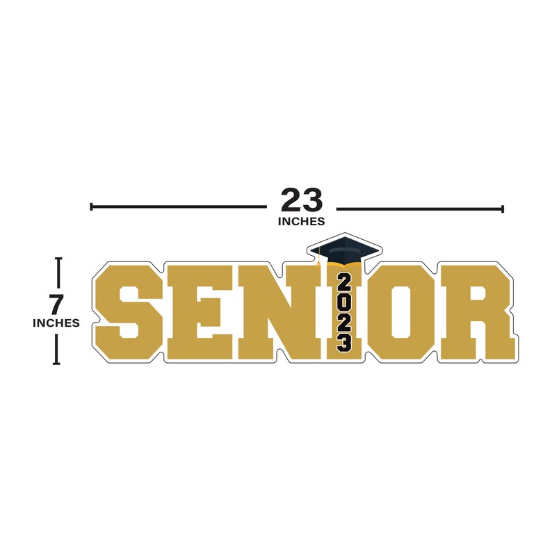 Personalized Senior Graduation 2023 Coroplast Sign