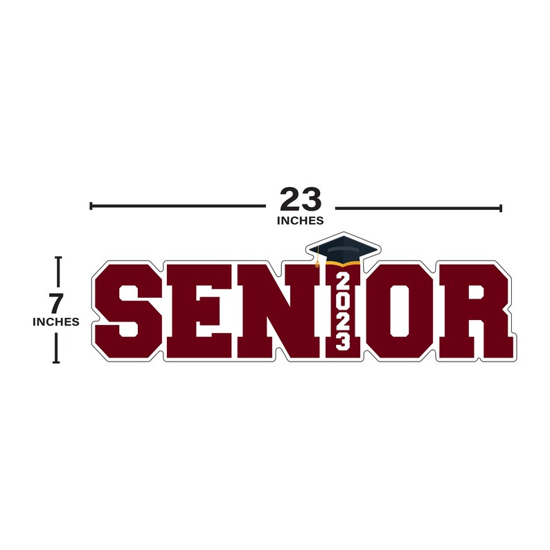 Personalized Senior Graduation 2023 Coroplast Sign
