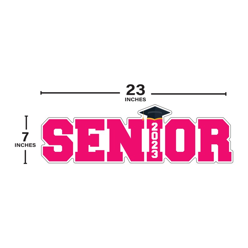 Personalized Senior Graduation 2023 Coroplast Sign