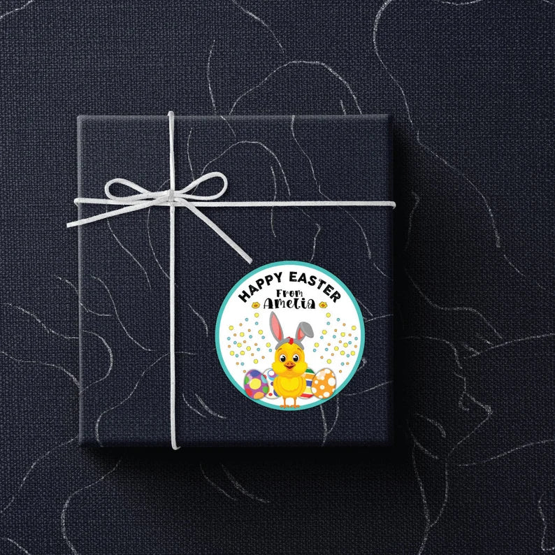 Custom Easter Chick Stickers
