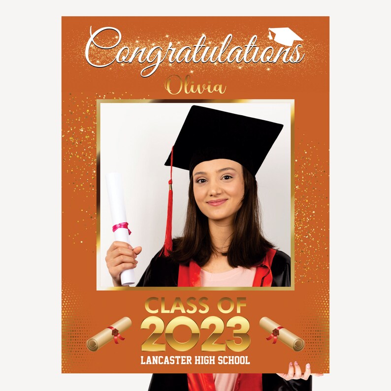 Personalized Graduation 2023 Selfie Frame