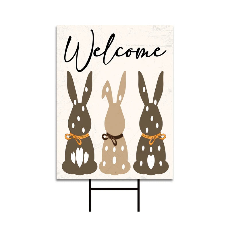 Happy Easter 2023 Yard Sign