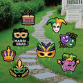 Mardi Gras 2024 Yard Sign Cutouts