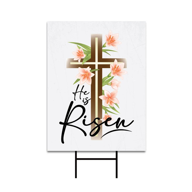 Happy Easter 2023 Yard Sign
