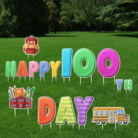 100 Days of School Yard Sign Letters